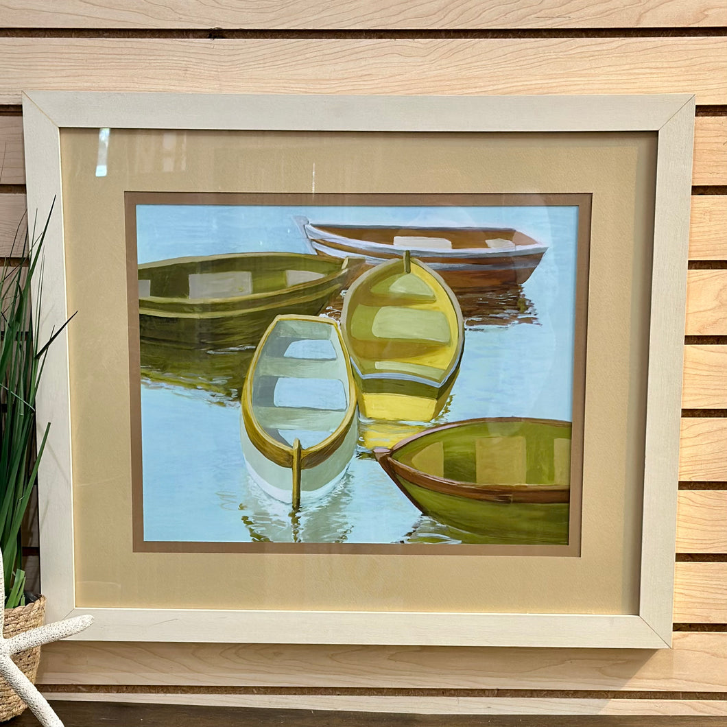 Canoes II Framed Art