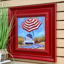 Load image into Gallery viewer, Red Framed Umbrella Art II
