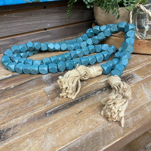 Deep Turquoise Bead Garland