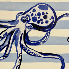 Load image into Gallery viewer, Striped Octopus Giclee
