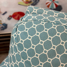 Load image into Gallery viewer, Aqua Honeycomb Swivel Glider
