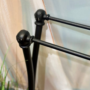 Twin Rod Iron Bed W/Trundle