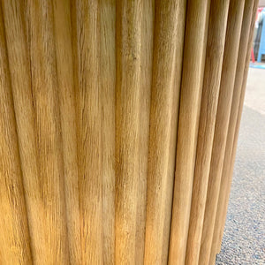 Textured Pedestal Coffee Table