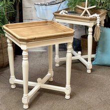 Load image into Gallery viewer, Two-Toned Square Side Table
