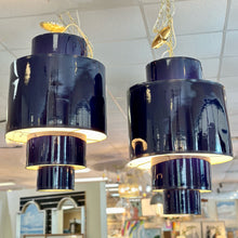 Load image into Gallery viewer, Couture Lamps Navy Chandelier
