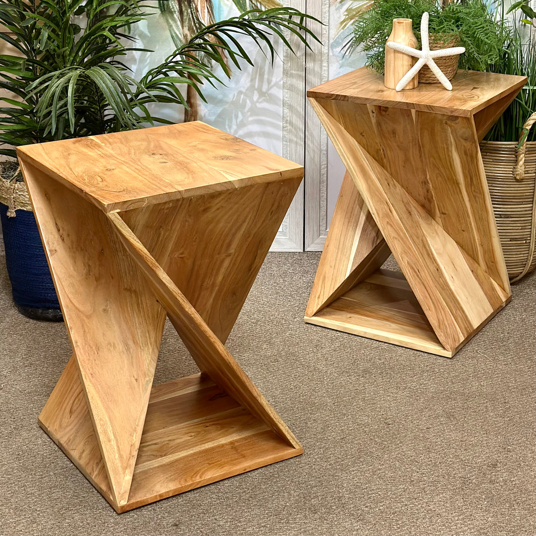 Modern Wood Side Table