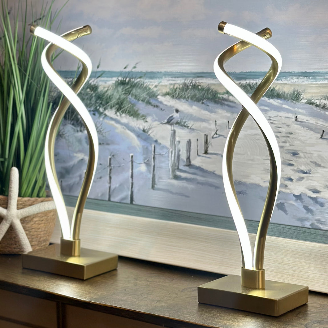 Modern Spiral Table Lamp