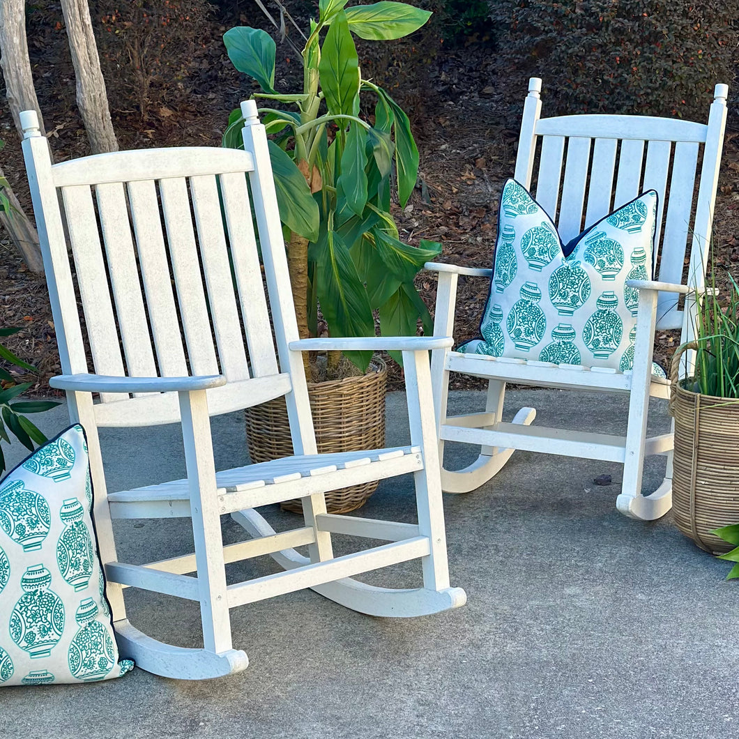 White outdoor Rocking Chair