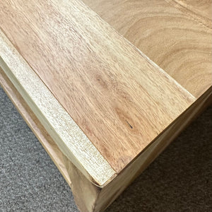 Natural Wood Coffee Table