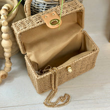 Load image into Gallery viewer, Light Brown Woven Handbag
