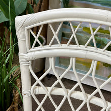 Load image into Gallery viewer, Vintage Trellis Rattan Dining Chair
