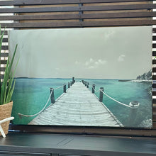 Load image into Gallery viewer, Tropical Pier Art
