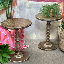 Load image into Gallery viewer, Round Spindle Side Table
