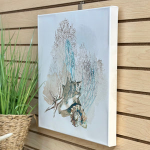 Colored Seashell I Canvas Art
