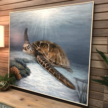 Load image into Gallery viewer, Underwater Sea Turtle Giclee
