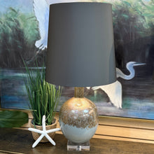 Load image into Gallery viewer, Grey/Taupe Lamp w/ Grey Shade
