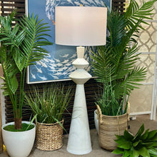 Load image into Gallery viewer, White Tapered Floor Lamp
