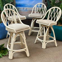 Load image into Gallery viewer, Rattan Swivel Counter Stool
