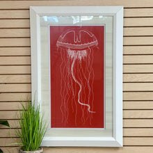 Load image into Gallery viewer, Framed Jellyfish Art
