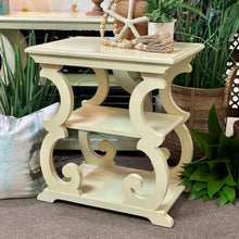 Load image into Gallery viewer, Cream Scroll Side Table
