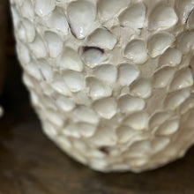 Load image into Gallery viewer, Textured White Vase
