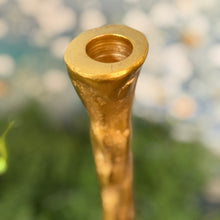 Load image into Gallery viewer, Forged Gold Candle Holder

