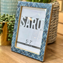 Load image into Gallery viewer, 5X7 Blue Pic Frame
