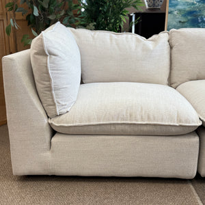 5PC White Sectional