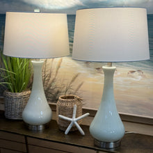 Load image into Gallery viewer, Spa Blue Glass Lamp
