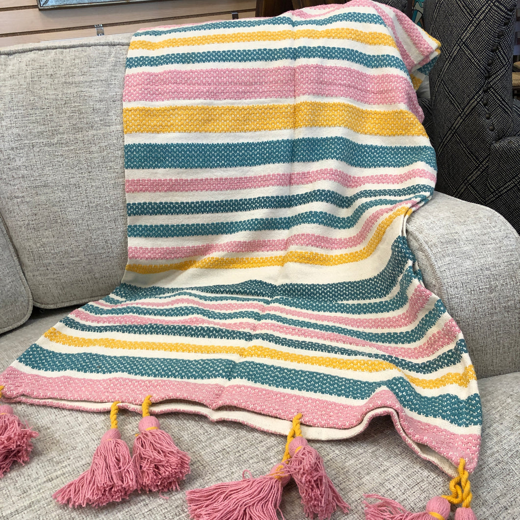 Pink Multi Throw
