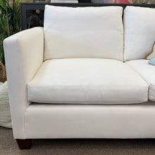 Load image into Gallery viewer, 72" White Loveseat
