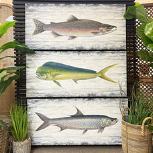 Load image into Gallery viewer, Salmon Wood Art
