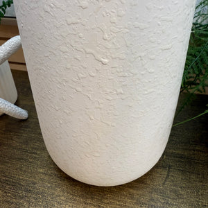 White Textured Lamp