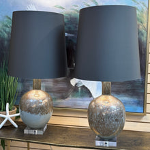 Load image into Gallery viewer, Grey/Taupe Lamp w/ Grey Shade
