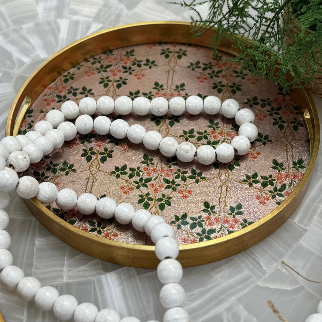LG Floral/Gold Tray