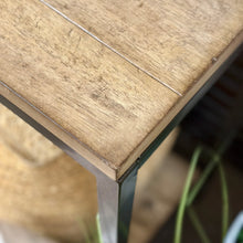 Load image into Gallery viewer, Wood/Metal Console

