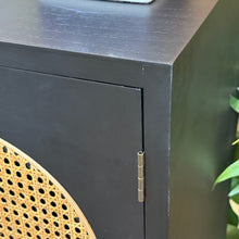 Load image into Gallery viewer, 2DR Black Cane Cabinet
