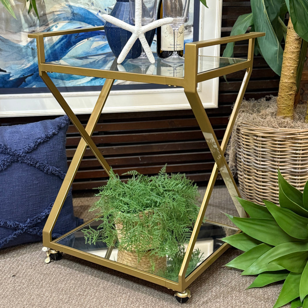 Gold Bar Cart