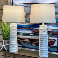 Load image into Gallery viewer, Tall White Segment Lamp
