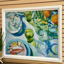 Load image into Gallery viewer, 'Green Table' Giclee Art
