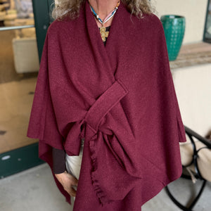 Wine Cashmere Shawl