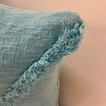 Load image into Gallery viewer, Aqua Tufted Pillow
