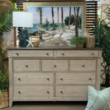 Load image into Gallery viewer, Ivey Hollow Weathered Linen Dresser
