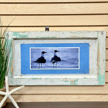 Load image into Gallery viewer, Distressed Frame Seagull Art
