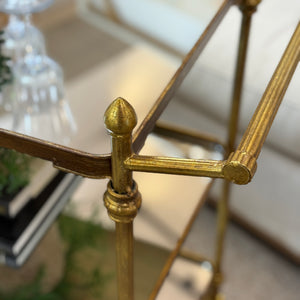 Brass Metal Bar Cart