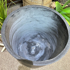 Black Outdoor Planter