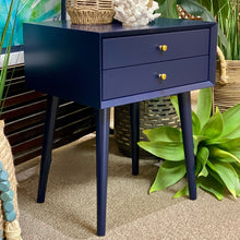 Load image into Gallery viewer, &#39;Canterbury&#39; Blue Side Table
