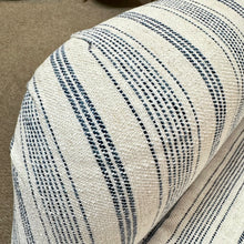 Load image into Gallery viewer, Blue Striped Swivel Chair
