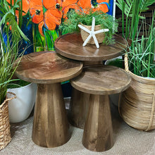 Load image into Gallery viewer, LG Modern DK Wood Side Table

