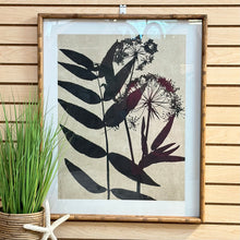 Load image into Gallery viewer, Bamboo Framed Leaf Print I
